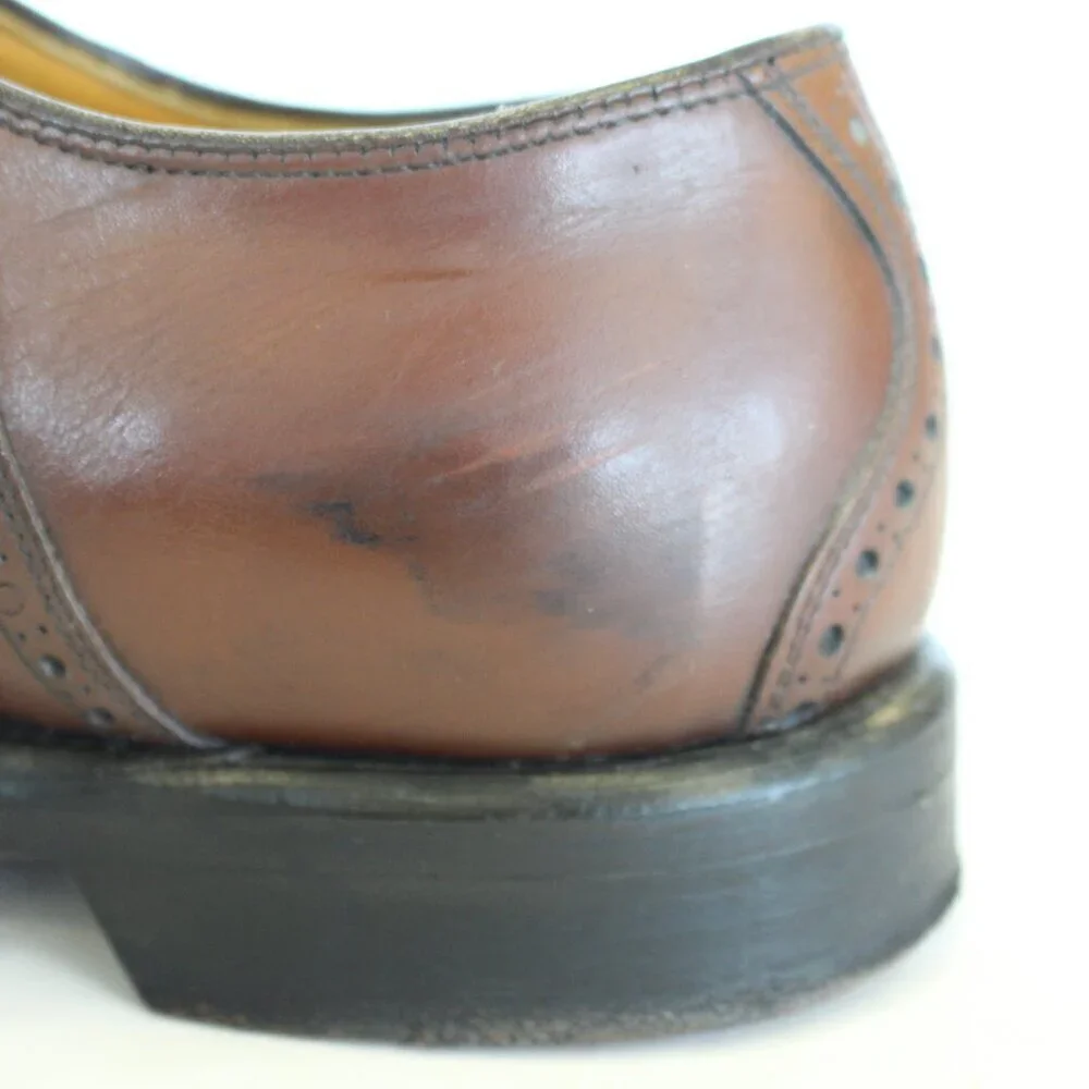 Cole Haan Men's Cognac Brown Oxford Dress Shoe Size 8